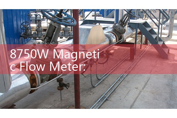 8750W Magnetic Flow Meter: Emerson utility water service application specs.